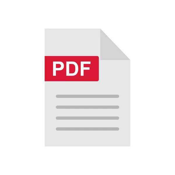 Iconos Archivo Pdf Documento Comercial Vectores Editables — Archivo Imágenes Vectoriales