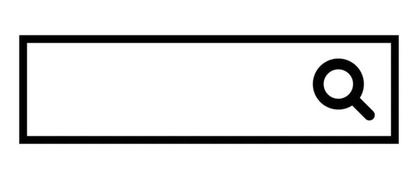 Simple Cuadro Búsqueda Búsqueda Internet Vectores Editables — Archivo Imágenes Vectoriales