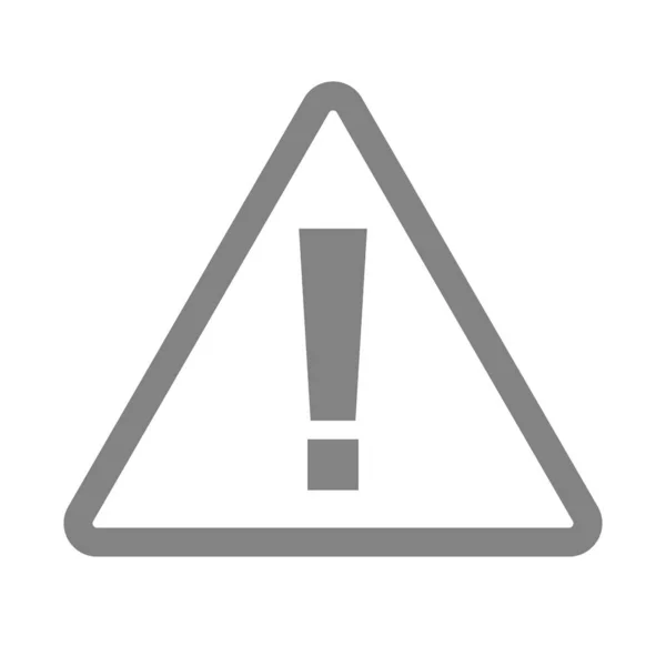 Icono Exclamación Triangular Atención Advertencia Vectores — Archivo Imágenes Vectoriales