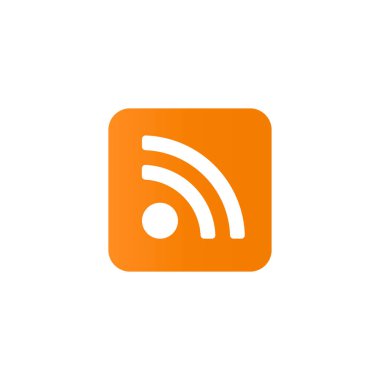 RSS simgesi. Beslen ve abone ol. Düzenlenebilir vektörler.