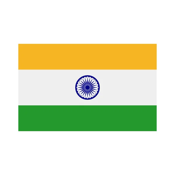 Bandera India Países Del Sur Asia Vectores — Vector de stock