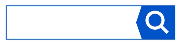 Vyhledávací Pole Pro Internetové Vyhledávání Vektory — Stockový vektor