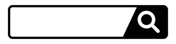Una Barra Búsqueda Con Botón Búsqueda Campo Entrada Vectores — Archivo Imágenes Vectoriales