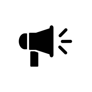 Megafon ve ses. Hoparlör. Vektör.