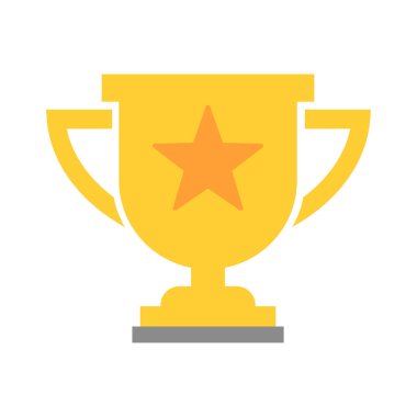 Yıldız kupası. Sıralama ve ödül töreni. Şampiyon kupası. Düzenlenebilir vektörler.