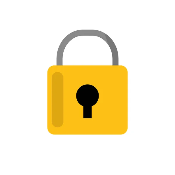 Security Icon Padlock Lock Editable Vectors — Stock Vector