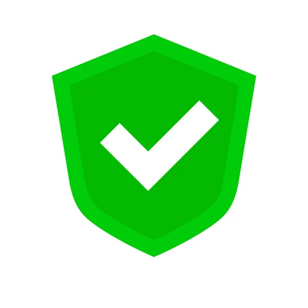 Kalkan işaretli. Güvenlik ve yetki. Vektörler. EPS10.