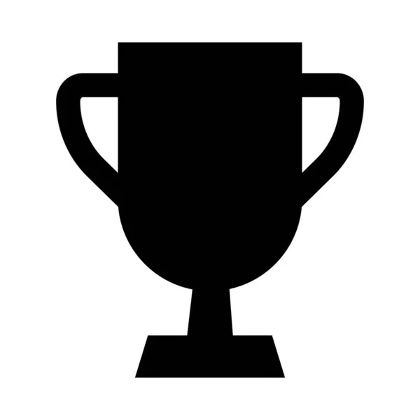 Trofeo Campeón Icono Ganador Vectores Editables — Vector de stock