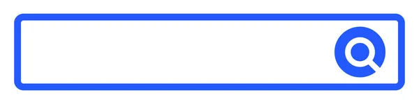 Barra Búsqueda Azul Botón Búsqueda Vectores Editables — Archivo Imágenes Vectoriales