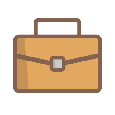 Modern iş çantası ikonu. Düzenlenebilir vektör.