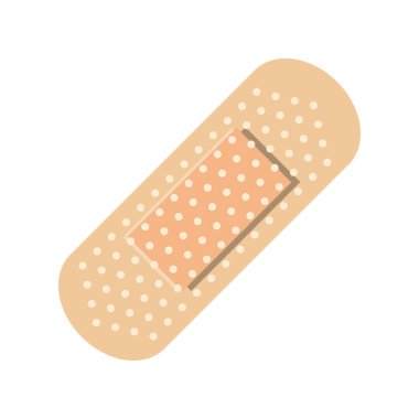 Yapıştırıcı bandaj ikonu. Yara bandı. Düzenlenebilir vektör.