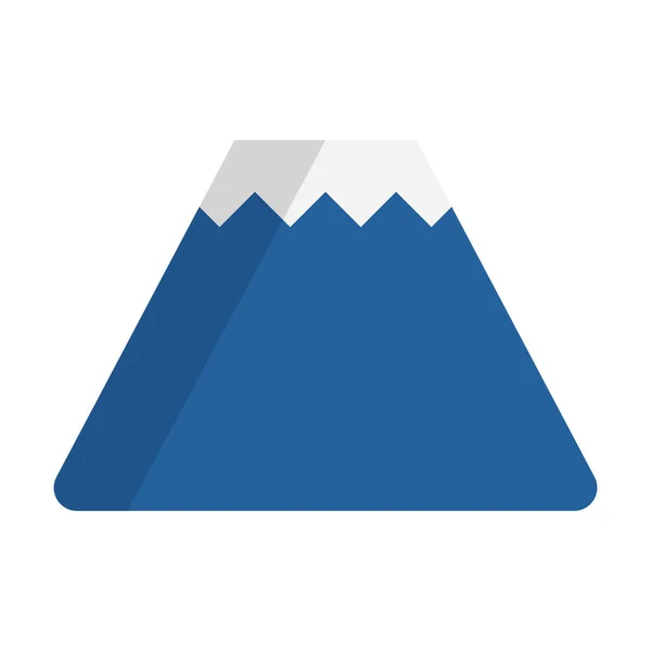 Плоская Гора Фудзи Редактируемый Вектор — стоковый вектор
