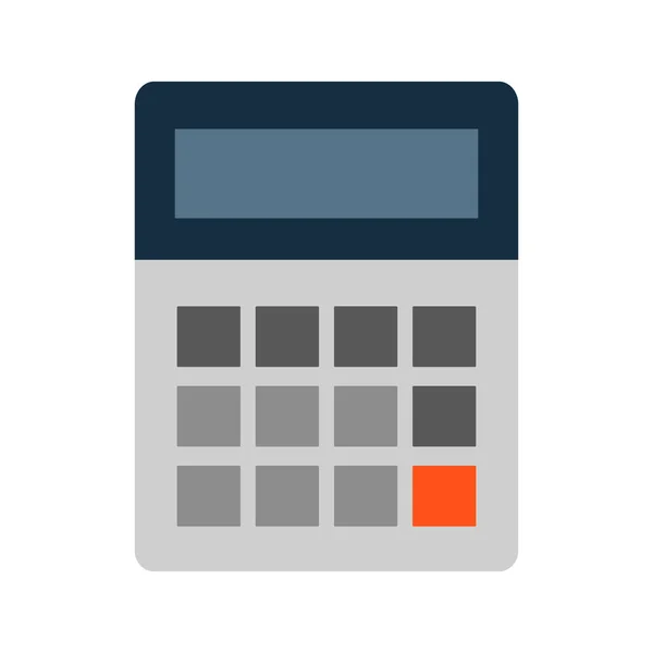 Modern Calculator Icon Business Calculation Accounting Editable Vector — ストックベクタ