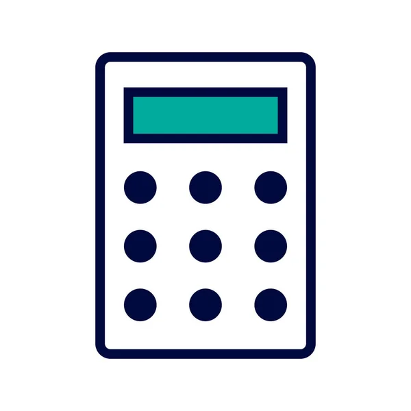 Simple Calculator Icon Accounting Icon Editable Vector — ストックベクタ