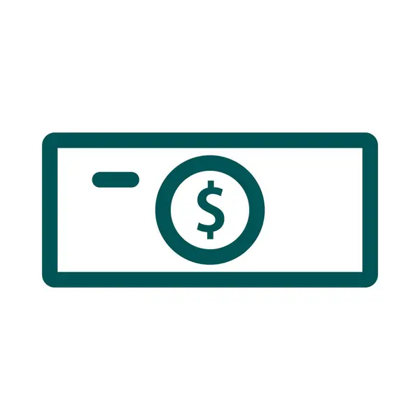 Символ Банкноты Деньги Редактируемый Вектор — стоковый вектор