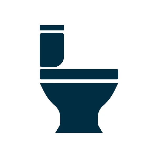 Toilet Icon Tank Hand Washroom Editable Vector — Stok Vektör