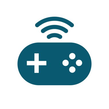 Çevrimiçi iletişim sırasında oyun simgesi. Düzenlenebilir vektör.