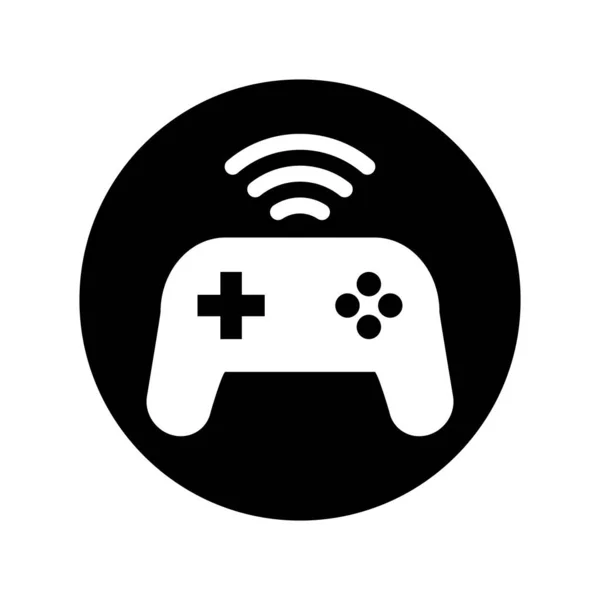 Online Game Game Controller Icon Communication Editable Vector — Image vectorielle