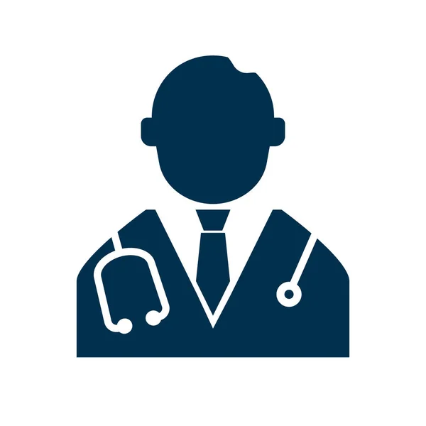 Physician Icon Doctor Icon Editable Vector - Stok Vektor