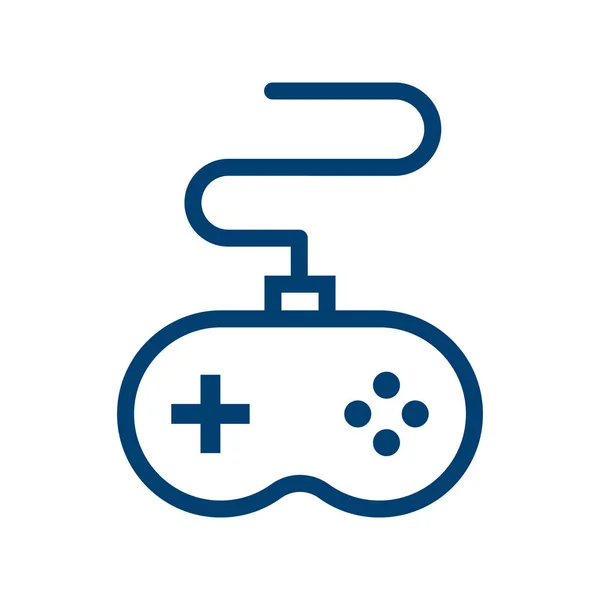 Wired Game Controller Icon Video Game Editable Vector — Image vectorielle