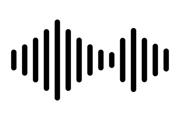 Sound Wave Illustration Radio Wave Editable Vector — Wektor stockowy