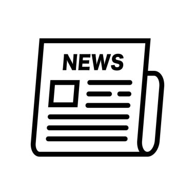 News Icon. New news symbol. Editable vector.