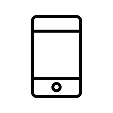 Smart Phone Symbol. Cell phone. Editable vector.