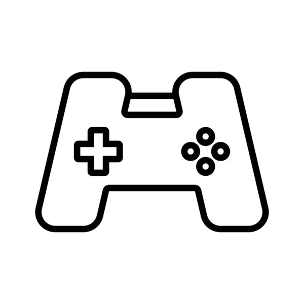 Gameplay Icon Gamepad Icon Editable Vector — Image vectorielle