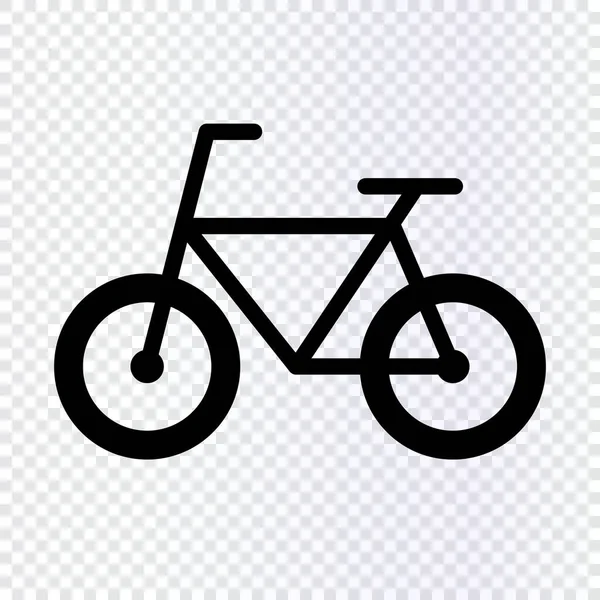 Fatbike Icon Mountain Bike Editable Vector — Vettoriale Stock