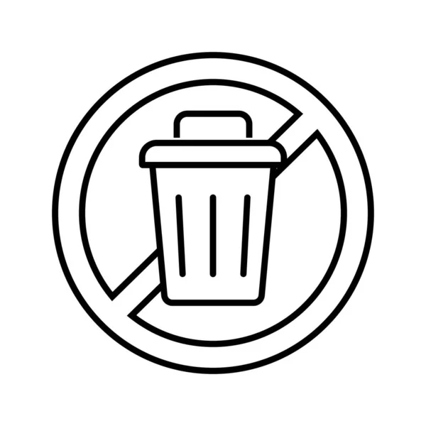 Put Trash Trash Can Icon Editable Vector — Stockvektor