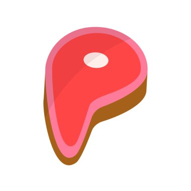 Meat icon. Raw meat. Fresh meat. Editable vector.