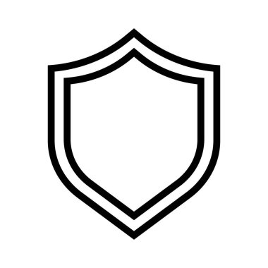 Shield icon. Defense icon. Anti virus. Editable vector.