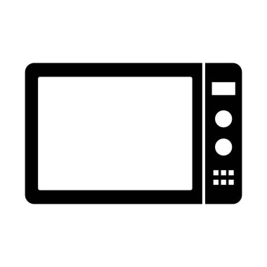 Microwave Oven icon. Appliance Icon. Editable vector.