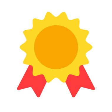 Altın madalya ve altın rozet. Ödül ve ödül. Düzenlenebilir vektör.