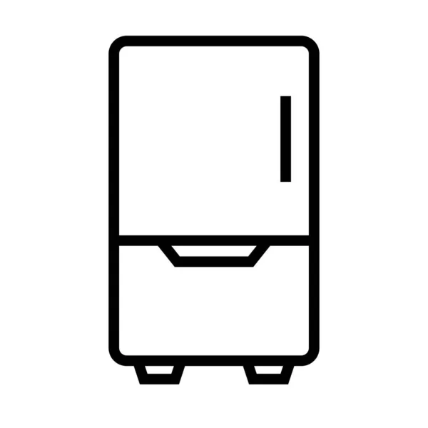Холодильник Зберігання Їжі Холодна Кімната Змінити Вектор — стоковий вектор