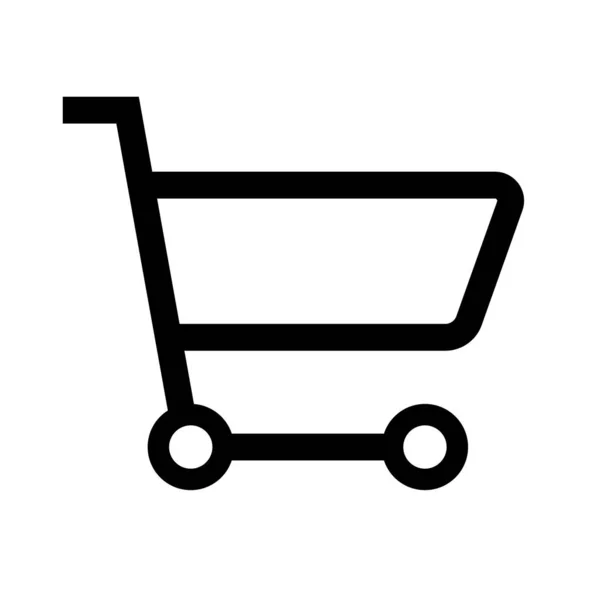 Shopping Cart Purchase Online Shopping Editable Vector — Stock Vector