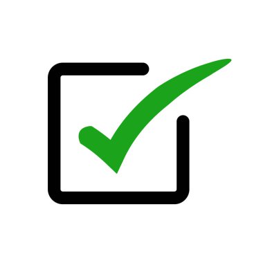 Vurgulama işaretleme kutusu. Düzenlenebilir vektör.