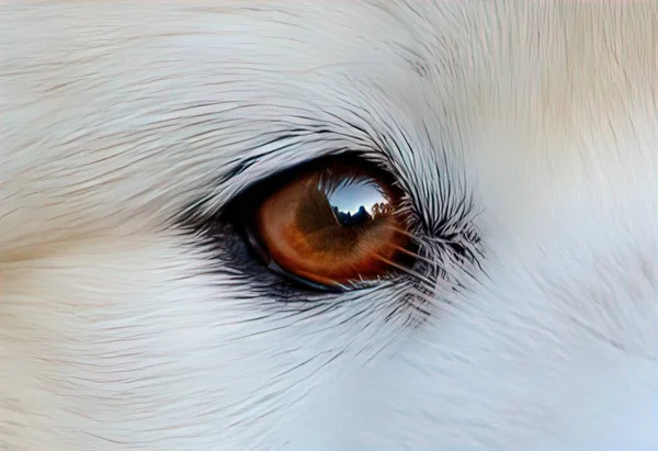 Ojos Animales Miradas Fuertes — Foto de Stock