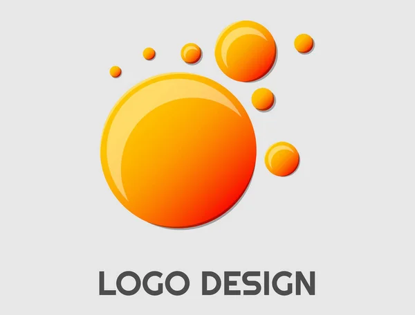 Professionelles Logo Design Bunt Verstellbar — Stockvektor