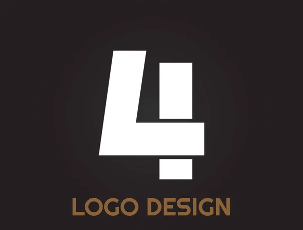 Números Belo Design Design Logotipo —  Vetores de Stock