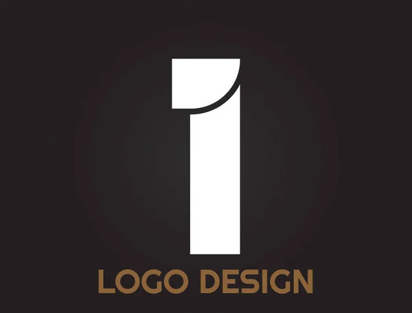 Номера Красивом Дизайне Дизайн Логотипа — стоковый вектор