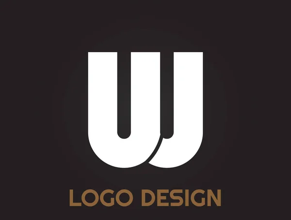 Letras Alfabeto Belo Design Design Logotipo —  Vetores de Stock