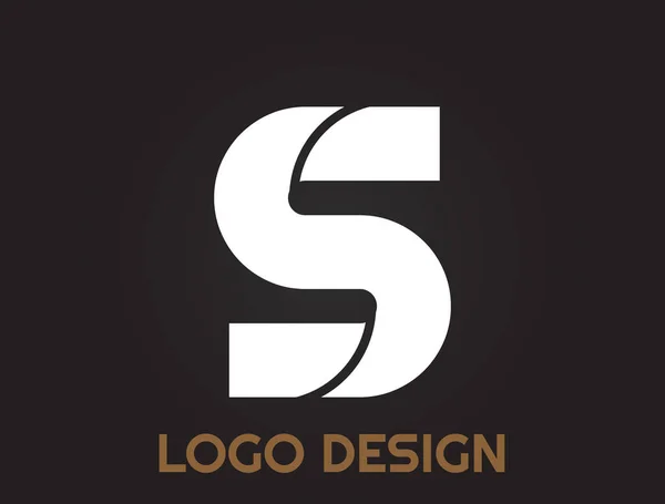 Letras Del Alfabeto Hermoso Diseño Diseño Del Logotipo — Vector de stock