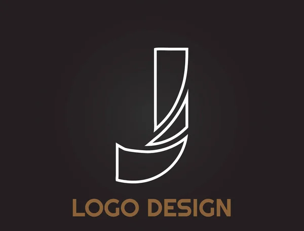 Letras Del Alfabeto Hermoso Diseño Diseño Del Logotipo — Archivo Imágenes Vectoriales