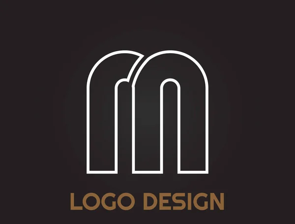 Alphabet Letters Beautiful Design Logo Design — Stock Vector