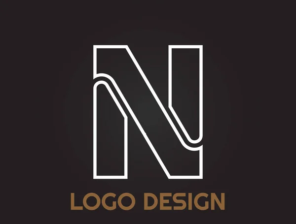 Letras Alfabeto Belo Design Design Logotipo —  Vetores de Stock