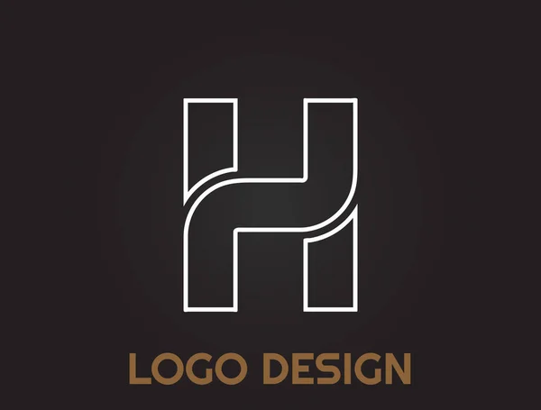 Alfabet Letters Een Prachtig Design Logo Design — Stockvector