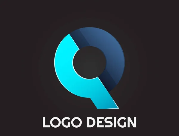 Letras Del Alfabeto Hermoso Diseño Diseño Del Logotipo — Vector de stock