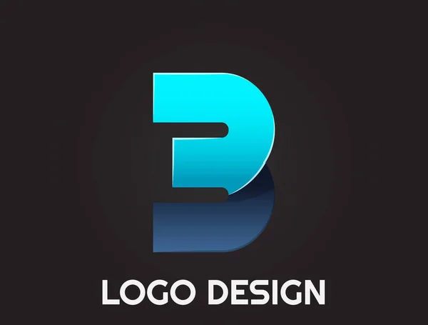 Çok Güzel Bir Dizayn Logo Tasarımı — Stok Vektör