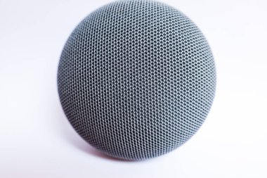 Portable speaker on isolated white background